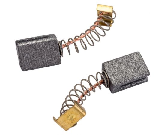 Комплект угольных щеток для электроинструмента Hammer (пружина, пятак-уши), 6x8х16 мм, 2 шт COFRA SDH-34595 – изображение 4