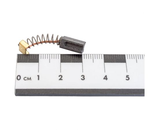 Комплект угольных щеток для электроинструмента Hammer (пружина, пятак-уши), 6x8х16 мм, 2 шт COFRA SDH-34595 – изображение 3