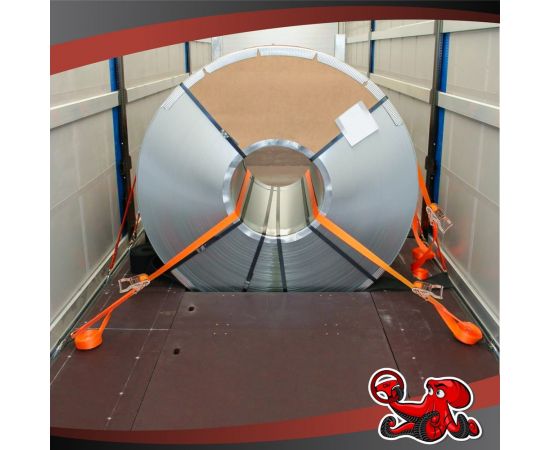 Стяжка для крепления груза DSV 27мм х 4,6м, 1,35 т, 2 шт R88301 – изображение 4