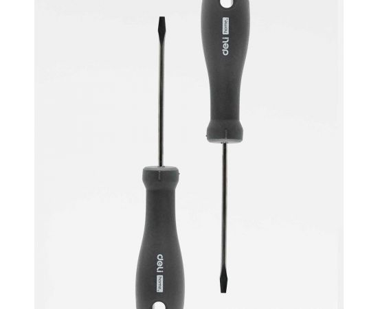 Шлицевая отвёртка DELI Home Series Black HT1103 3x75 мм 104602 – изображение 8