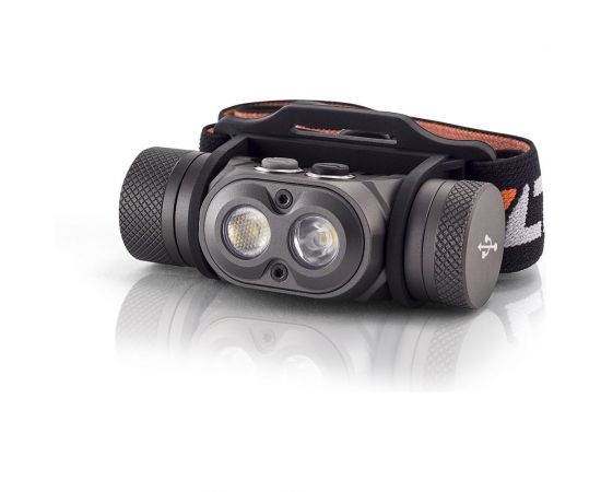 Фонарь ЯРКИЙ ЛУЧ YLP PANDA 3R налобный CREE XP-L HI+XP-G3 max.1100лм, Li-Ion 2600mAh, встр.ЗУ 4606400106029 