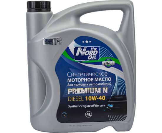Моторное масло NORD OIL Premium N dizel 10W-40 SN/CF 4л NRL054 