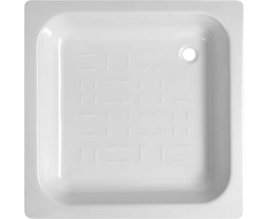 Стальной душевой поддон BLB 800x800x145 мм, рифленый CF80 