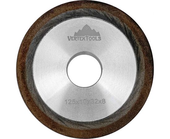 Круг алмазный шлифовальный 125x10x32x8 мм (1/50) vertextools 0505-04-125-17 