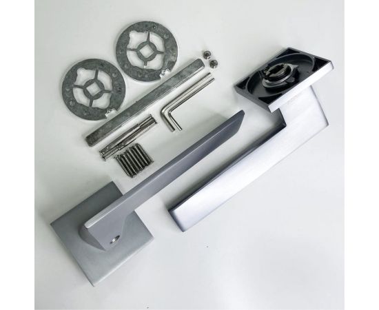 Ручка на раздельном тонком цинковом основании ABRISS R21.027 MCP (матовый хром) 30056 – изображение 2