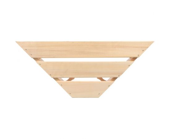 Угловая полка-вешалка Банные штучки, 4 крючка, липа, 58х11х29 см 32473  – изображение 3