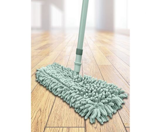 Швабра для сухой и влажной уборки DSV микрофибра/шенилл, телескопическая ручка, 120 см DS-20117 – изображение 3