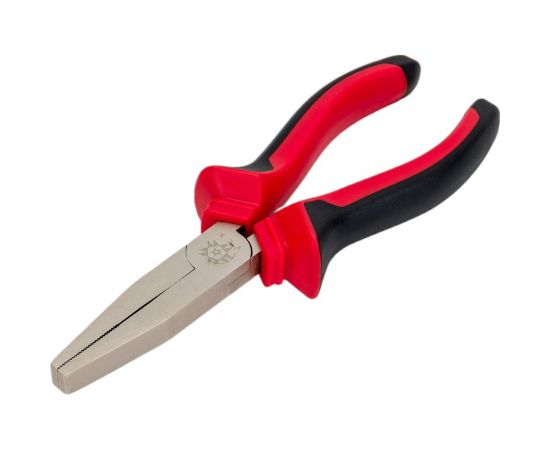 Плоскогубцы TLX 160 мм с декор. ручками удл. плоские губки JS21006 66366 – изображение 4