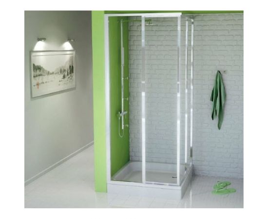 Стальной душевой поддон BLB 800x800x145 мм, рифленый CF80 – изображение 4