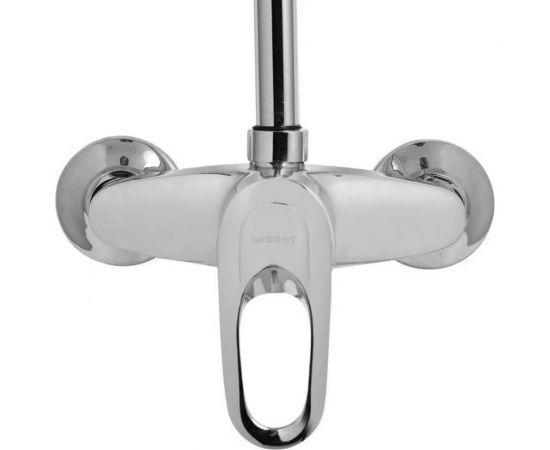 Душевая стойка со смесителем, круглым тропическим душем WISENT W3552 – изображение 5