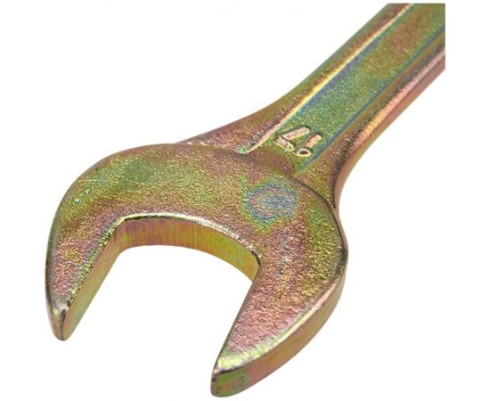 Гаечный рожковый ключ желтый цинк REXANT 13х17 мм 12-5828-2 – изображение 2