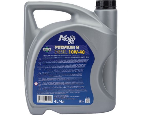 Моторное масло NORD OIL Premium N dizel 10W-40 SN/CF 4л NRL054 – изображение 3