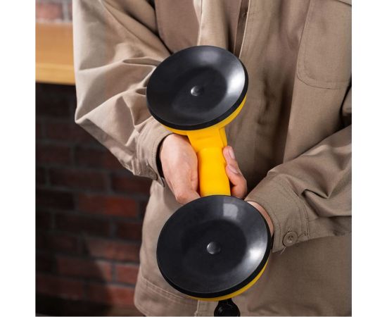 Присоска для стекла (стеклодомкрат) DELI двойная DL-XP22 диаметр 118мм, грузоподъемность 80кг 104576 – изображение 4