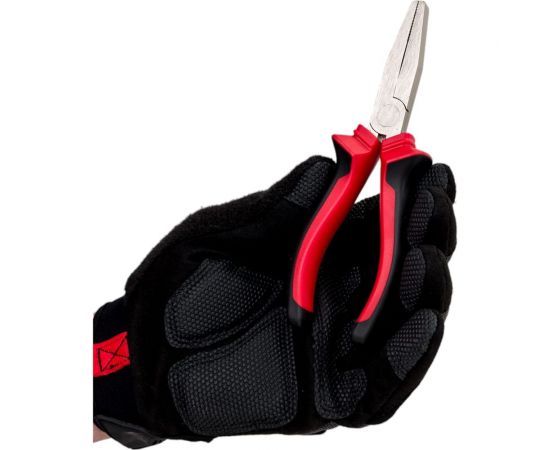 Плоскогубцы TLX 160 мм с декор. ручками удл. плоские губки JS21006 66366 – изображение 3