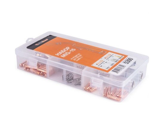 Набор комплектующих MIG-15 48 предметов Foxweld 5300 – изображение 2