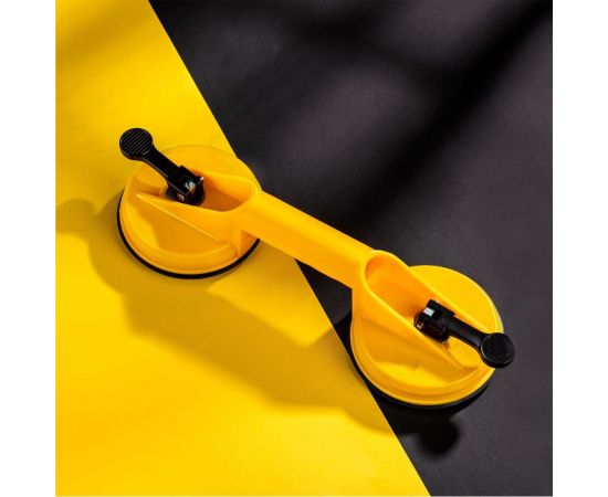 Присоска для стекла (стеклодомкрат) DELI двойная DL-XP22 диаметр 118мм, грузоподъемность 80кг 104576 – изображение 2