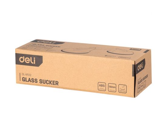Присоска для стекла (стеклодомкрат) DELI двойная DL-XP22 диаметр 118мм, грузоподъемность 80кг 104576 – изображение 8