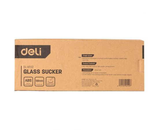 Присоска для стекла (стеклодомкрат) DELI двойная DL-XP22 диаметр 118мм, грузоподъемность 80кг 104576 – изображение 7