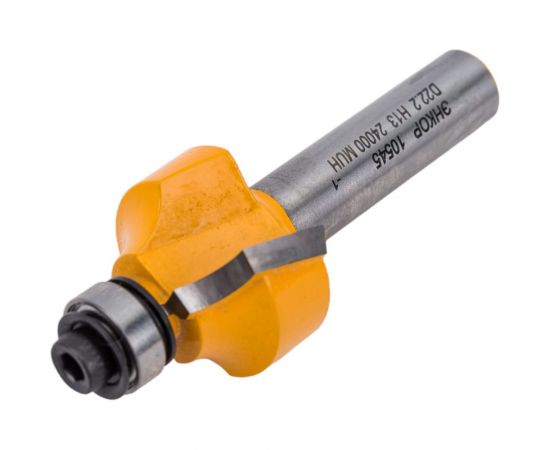 Фреза кромочная калевочная (22.2х13 мм; R 4.8 мм; хвостовик 8 мм) по дереву Энкор 10545 