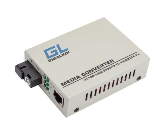 Конвертер Gigalink UTP, 100/1000Мбит/c GL-MC-UTPF-SC1G-18SM-1550 