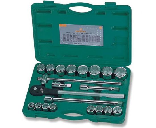 Набор торцевых головок дюймовых (3/4""DR; 7/8""-2""; 22 предмета) Jonnesway S04H6622S (S04H6422S) 48502 