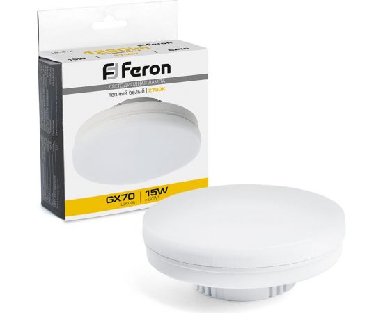 Светодиодная лампа FERON LB-472 GX70 15W 2700K 48303 