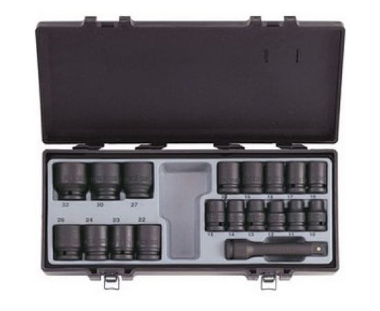 Набор 6-гранных коротких ударных головок FORCE 4193 