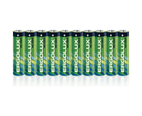 Батарейка Ergolux R 03 sr10 (r03 sr10, 1.5В) 10 шт 15119 