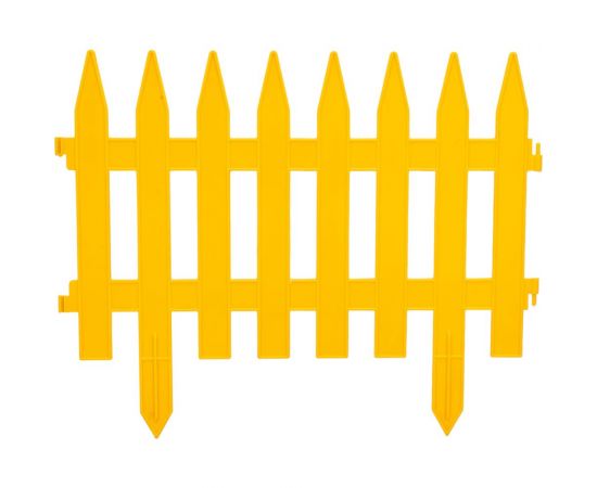 Декоративный забор Grinda КЛАССИКА 28x300 см, желтый 422201-Y 