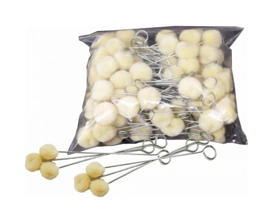 Аппликаторы для нанесения праймера Русский Мастер 12 см, 100 шт. РМ-382475 