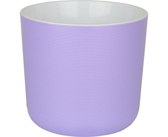 Пластиковый горшок с вкладкой liveingreen Лион лаванда, диам. 14,7 см, высота 13 см, 2 л ЛИ15-21 