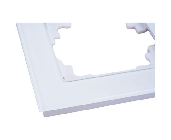 1-местная рамка STEKKER GFR00-7001-01 серия Катрин, стеклянная, белый 39517 – изображение 11