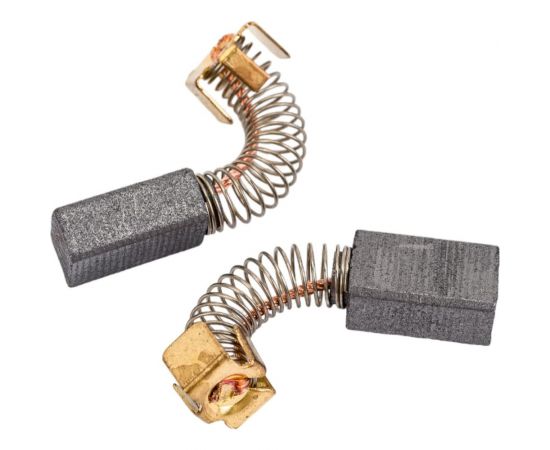 Комплект угольных щеток для электроинструмента Makita (пружина, пятак-уши), 5x8х12.9 мм, 2 шт COFRA SDM-34598 – изображение 4