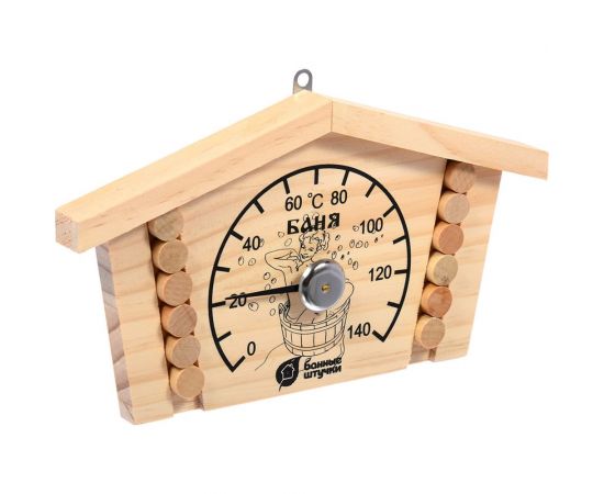 Термометр для бани и сауны Банные штучки Избушка 23х12.5х2.5 см 18014 – изображение 3