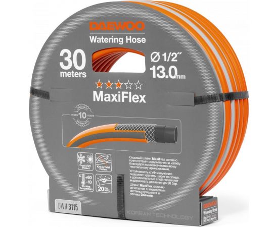 Шланг DAEWOO maxiflex диаметром 1/2 13 мм, 30 м DWH 3115 – изображение 7