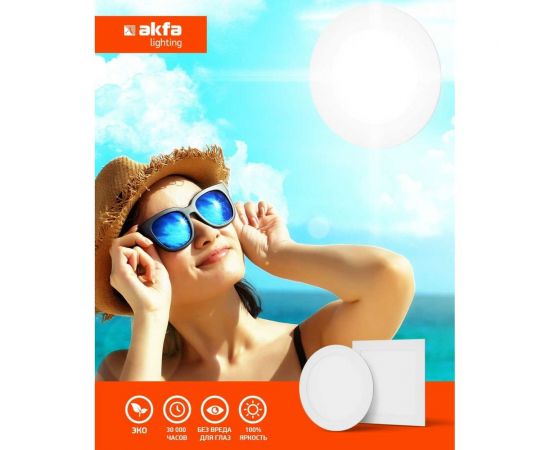 Светодиодный энергосберегающий светильник Akfa Lighting AK-FLPS 18W 6500K FLFLPS180065A – изображение 2