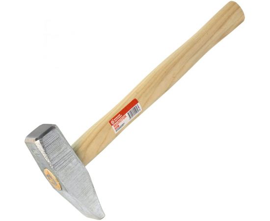 Слесарный молоток Волжский инструмент 1.0 кг, квадратный боек, цинковое покрытие 3603016 – изображение 2