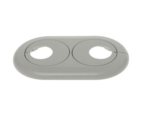 Розетта двойная пвх GRACE d20 серый УТ000074189 – изображение 4