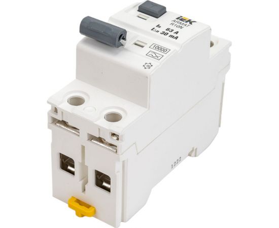 Выключатель дифференциального тока IEK ARMAT R10N 2P 63А 30мА тип A AR-R10N-2-063A030 – изображение 4