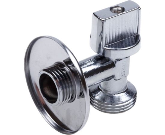 Шаровой кран AQUALINK угловой, для сантехнических приборов 1/2 нар-3/4 нар 1331 – изображение 5