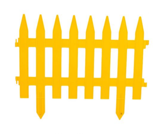 Декоративный забор Grinda КЛАССИКА 28x300 см, желтый 422201-Y – изображение 4