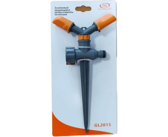 Двухрожковый вращающийся разбрызгиватель на колышке GLQ GL 2015 – изображение 2