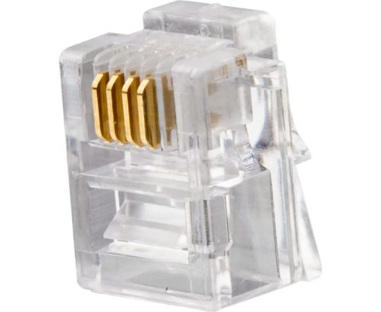 Коннектор TWIST для телефонного кабеля RJ-11 6p4c, медный, 20шт. CN-6P4C-U-TWCS/20 – изображение 6