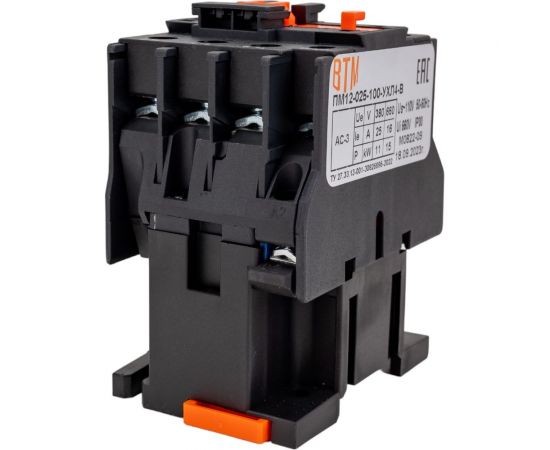 Пускатель ВТМ (S) ПМ 12-025100-25А-48АС-(1з)-УХЛ4-В ВТМ00018599 – изображение 3