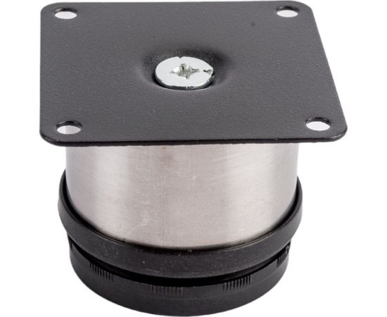 Мебельная регулируемая опора ТУНДРА D=50 мм, h=50 мм, цвет сатиновый никель 3836624 – изображение 2