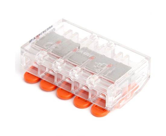 Универсальная компактная 5-проводная клемма STEKKER LD221-615 39865 – изображение 4