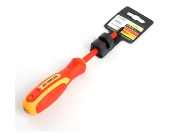 Диэлектрическая крестовая отвертка STEKKER Ph 1 х 80 мм, SDE-PH1-80, 39765 – изображение 5
