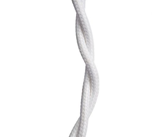 Ретро провод TDM ""Эко"" 2x1,5 витой ГОСТ белый 20м SQ2801-0201 – изображение 3