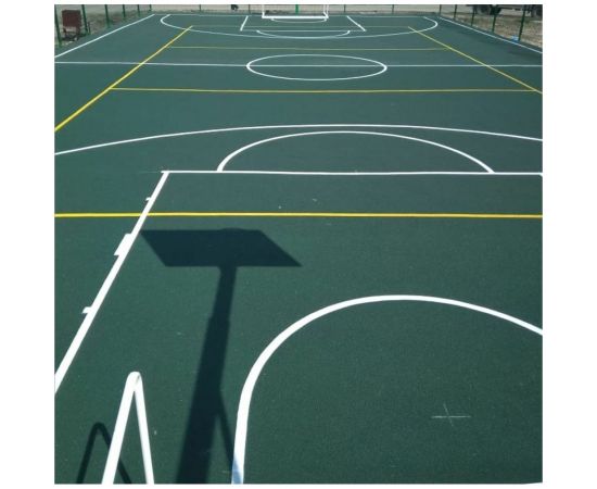 Покрытие из резиновой крошки ООО Амортекс 1500x6000x10 мм цвет зелёный 0056 – изображение 3