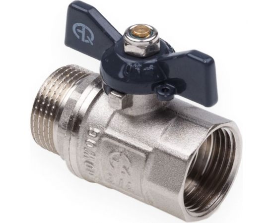 Шаровой кран AQUALINK вн-нар 1 B бабочка 1160 – изображение 4